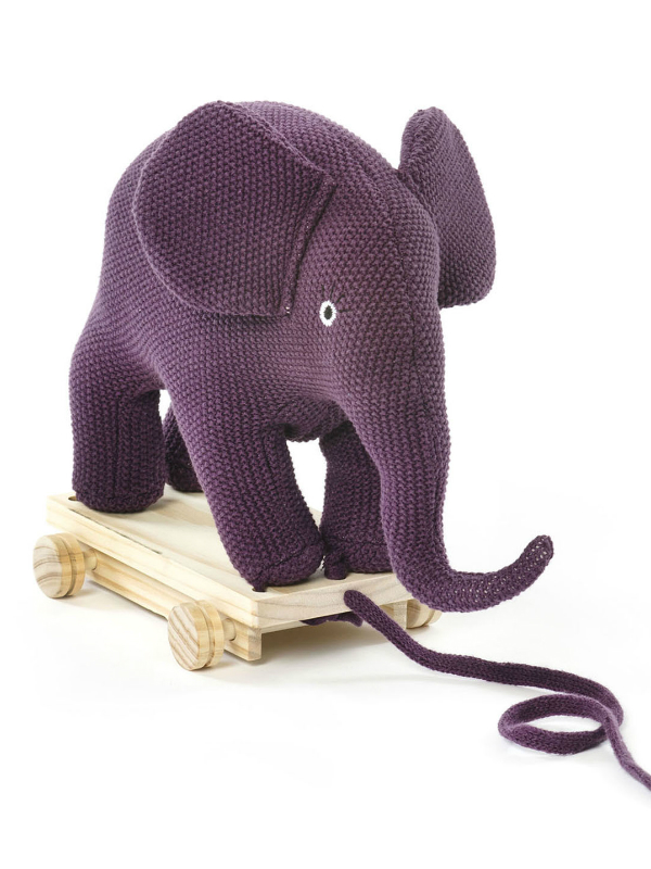 Pull along Olifant 28 cm